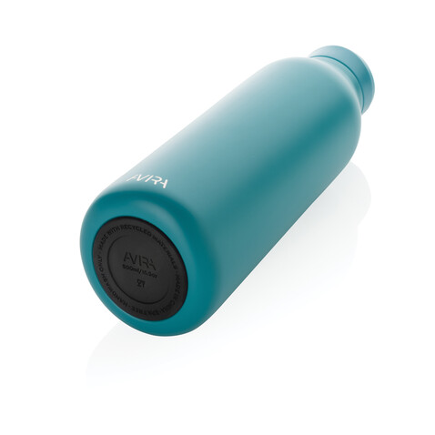 Avira Avior RCS recycelte Stainless-Steel Flasche 500ml turkis bedrucken, Art.-Nr. P438.007