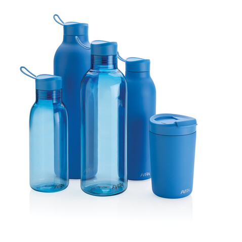 Avira Alya RCS recycelter Stainless-Steel Becher 300ml blau bedrucken, Art.-Nr. P438.025