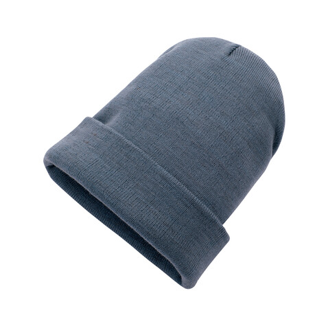 Impact Polylana® Beanie mit AWARE™ Tracer blau bedrucken, Art.-Nr. P453.340