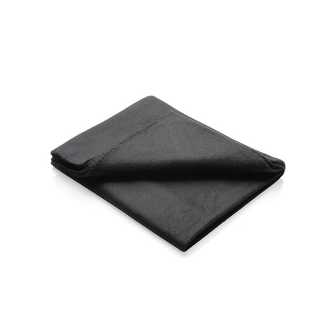 Fleece-Decke im Etui schwarz bedrucken, Art.-Nr. P459.061