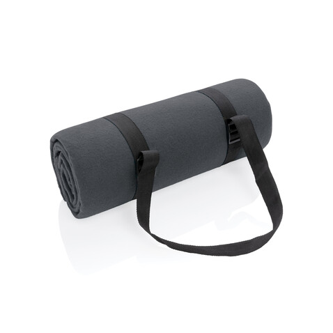 Impact AWARE™ RPET Picknickdecke anthrazit bedrucken, Art.-Nr. P459.072