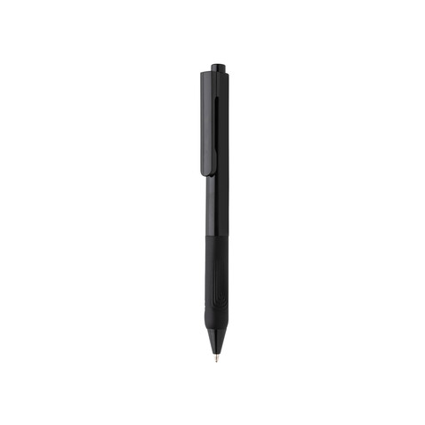 X9 Solid-Stift mit Silikongriff schwarz bedrucken, Art.-Nr. P610.821