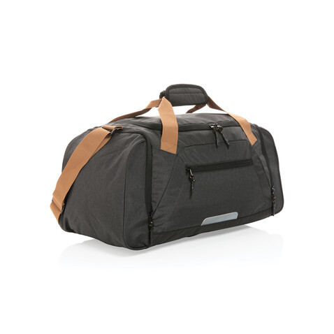 Impact AWARE™ Urban Outdoor Wochenendtasche schwarz bedrucken, Art.-Nr. P707.091