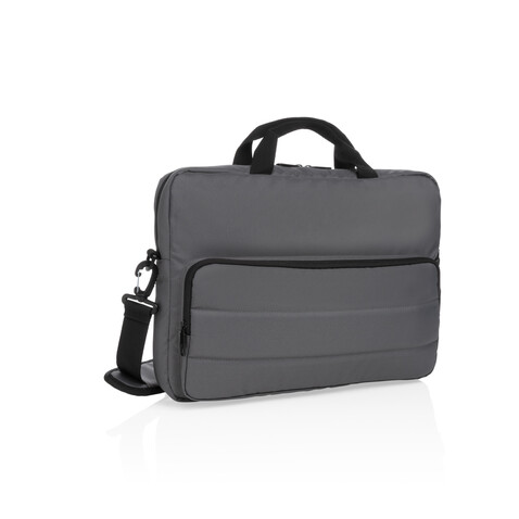 Impact AWARE™ RPET 15,6" Laptop-Tasche anthrazit bedrucken, Art.-Nr. P730.042