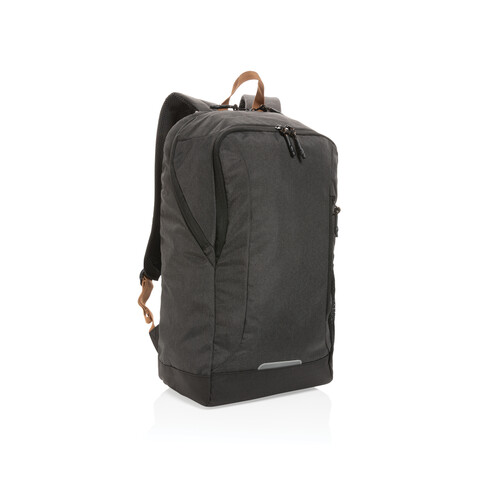 Impact AWARE™ Urban Outdoor Rucksack schwarz bedrucken, Art.-Nr. P762.051