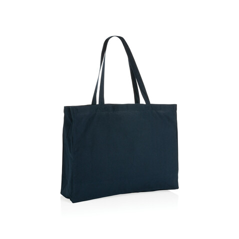 Impact AWARE™ recycelte Baumwoll-Shopper 145gr navy blau bedrucken, Art.-Nr. P762.659 Impact AWARE™ recycelte Baumwoll-Shopper 145gr navy blau bedrucken, Art.-Nr. P762.659