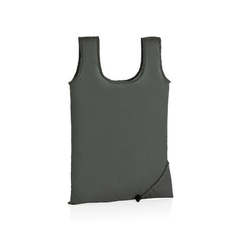 Impact AWARE™ RPET 190T faltbarer Shopper anthrazit bedrucken, Art.-Nr. P762.672 Impact AWARE™ RPET 190T faltbarer Shopper anthrazit bedrucken, Art.-Nr. P762.672
