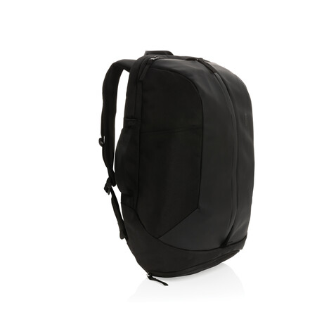 Swiss Peak AWARE™ RPET 15.6&quot; Work &amp; Gym Rucksack schwarz bedrucken, Art.-Nr. P762.771
