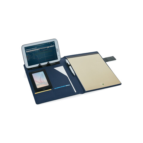 Basic Tech Portfolio blau, schwarz bedrucken, Art.-Nr. P772.105
