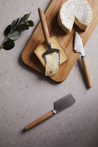 VINGA Retro Käse-Set braun bedrucken, Art.-Nr. 10223