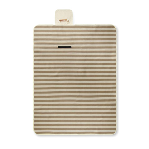 VINGA Alba GRS rPET Picknickdecke braun bedrucken, Art.-Nr. V4590013