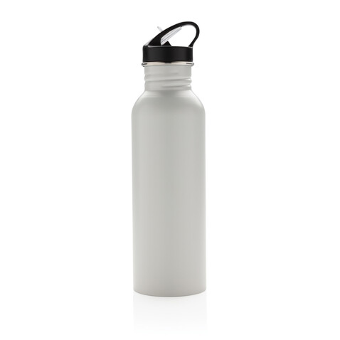 Deluxe Sportflasche aus Edelstahl off white bedrucken, Art.-Nr. P436.423