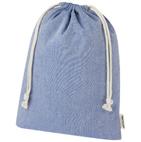 Pheebs 150 g/m² GRS Zuziehbeutel aus Recyclingbaumwolle groß 4 l, heather blau bedrucken, Art.-Nr. 12067250 Pheebs 150 g/m² GRS Zuziehbeutel aus Recyclingbaumwolle groß 4 l, heather blau bedrucken, Art.-Nr. 12067250