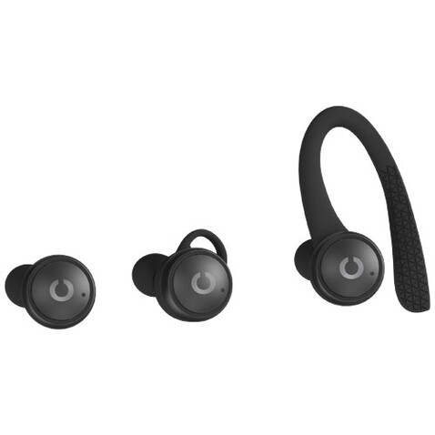 Prixton TWS160S Sport Bluetooth® 5.0 Ohrhörer, schwarz bedrucken, Art.-Nr. 2PA06790
