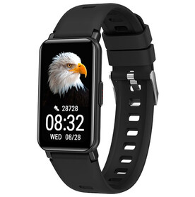 Prixton AT806 Multisport-Smartband mit GPS, schwarz bedrucken, Art.-Nr. 2PA15090