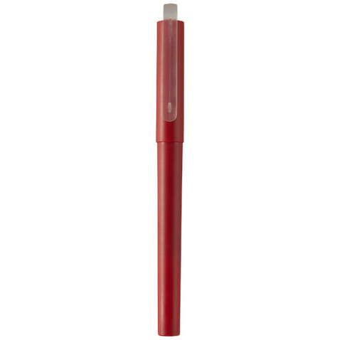 Mauna recycelter PET Gel-Kugelschreiber, rot bedrucken, Art.-Nr. 10780921