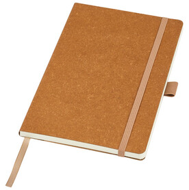 Kilau Notizbuch aus recyceltem Leder, natur bedrucken, Art.-Nr. 10781006