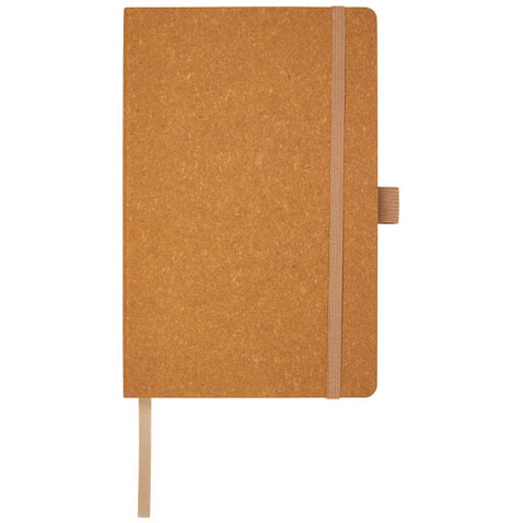 Kilau Notizbuch aus recyceltem Leder, natur bedrucken, Art.-Nr. 10781006
