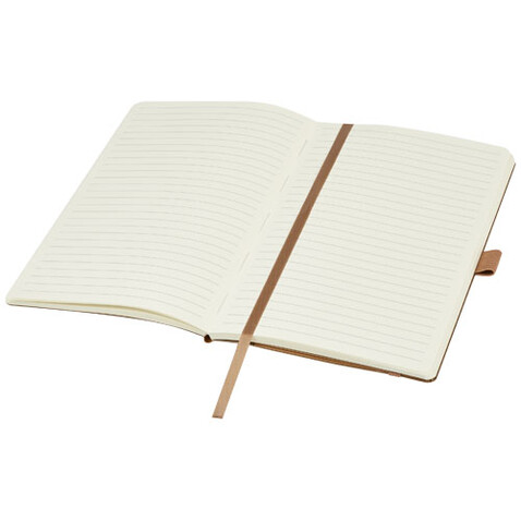 Kilau Notizbuch aus recyceltem Leder, natur bedrucken, Art.-Nr. 10781006