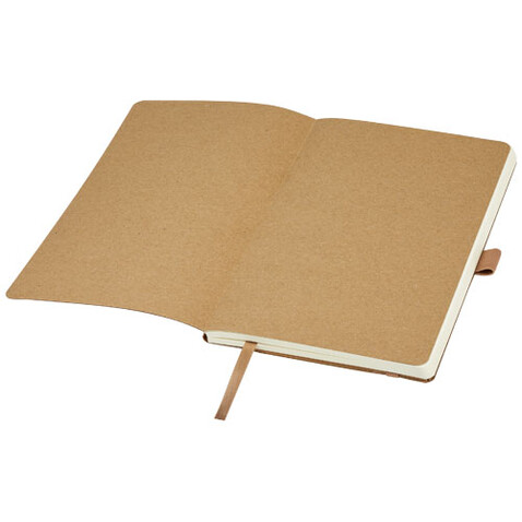 Kilau Notizbuch aus recyceltem Leder, natur bedrucken, Art.-Nr. 10781006
