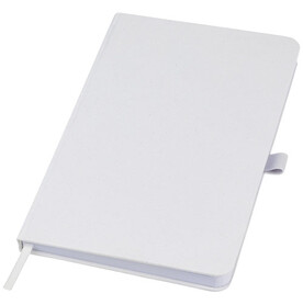 Fabianna Hardcover Notizbuch aus Crush-Papier, weiss bedrucken, Art.-Nr. 10781201