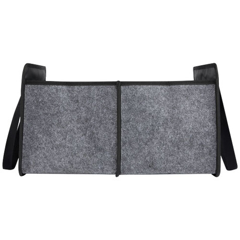 Felta faltbarer Auto-Organizer aus GRS-recyceltem Filz, mittelgrau bedrucken, Art.-Nr. 12066482