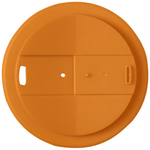 Brite-Americano® Eco 350 ml Isolierbecher mit auslaufsicherem Deckel, orange bedrucken, Art.-Nr. 21049331