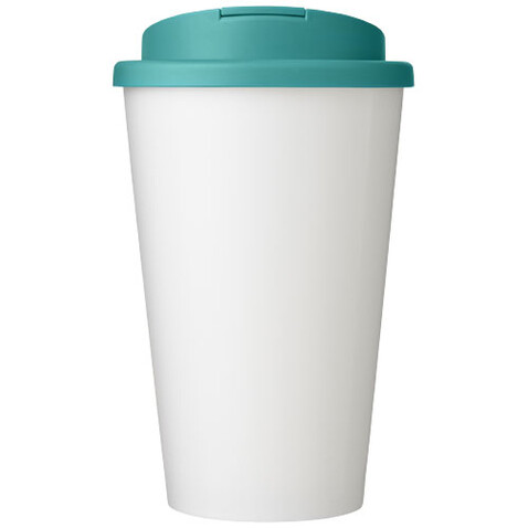 Brite-Americano® Eco 350 ml Isolierbecher mit auslaufsicherem Deckel, aquablau bedrucken, Art.-Nr. 21049351