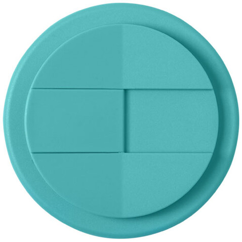 Brite-Americano® Eco 350 ml Isolierbecher mit auslaufsicherem Deckel, aquablau bedrucken, Art.-Nr. 21049351