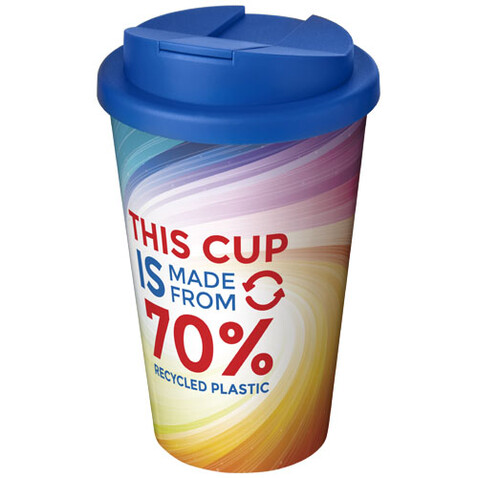 Brite-Americano® Eco 350 ml Isolierbecher mit auslaufsicherem Deckel, mittelblau bedrucken, Art.-Nr. 21049352 Brite-Americano® Eco 350 ml Isolierbecher mit auslaufsicherem Deckel, mittelblau bedrucken, Art.-Nr. 21049352