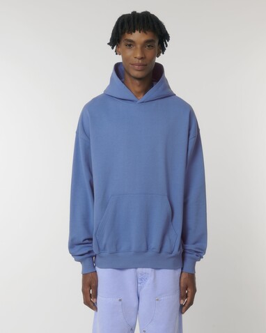 Cooper Dry - Der Boxy Unisex-Hoodie mit trockenem Griff - Bright Blue - XS bedrucken, Art.-Nr. STSU797C053XS