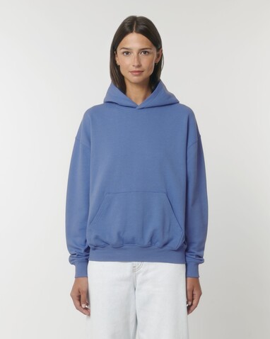 Cooper Dry - Der Boxy Unisex-Hoodie mit trockenem Griff - Bright Blue - L bedrucken, Art.-Nr. STSU797C0531L