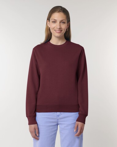 Matcher - Das Rundhals-Unisex-Sweatshirt aus French Terry - Burgundy - XS bedrucken, Art.-Nr. STSU799C244XS