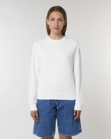 Matcher - Das Rundhals-Unisex-Sweatshirt aus French Terry - White - M bedrucken, Art.-Nr. STSU799C0011M