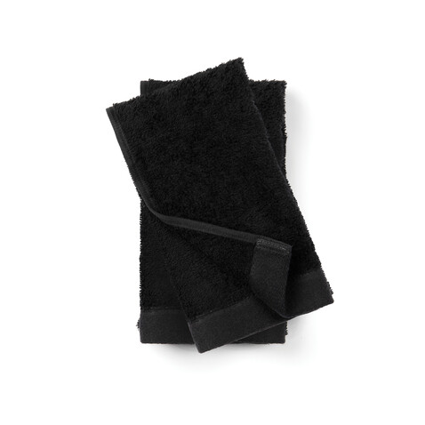VINGA Birch Handtuch 40x70, 450gr/m² schwarz bedrucken, Art.-Nr. B4500902