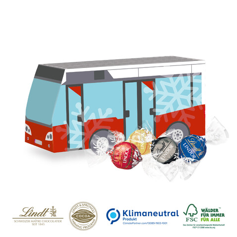 3D Präsent Bus, Klimaneutral, FSC® bedrucken, Art.-Nr. 91493-W