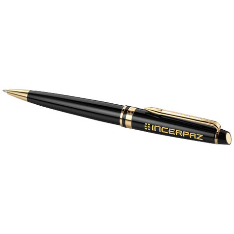 Waterman Expert Kugelschreiber, schwarz, gold bedrucken, Art.-Nr. 10650500