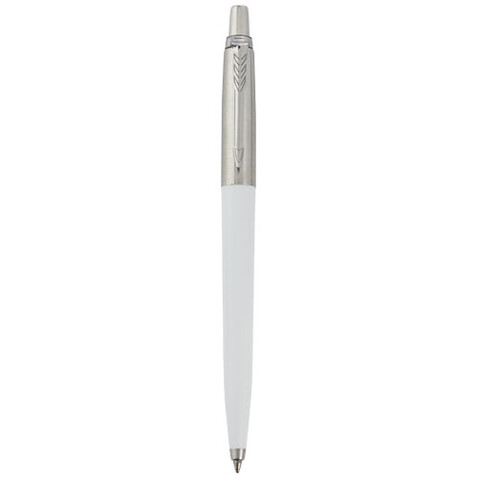 Parker Jotter Recycled Kugelschreiber (blaue Mine), weiss bedrucken, Art.-Nr. 10782301