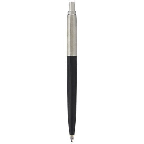 Parker Jotter Recycled Kugelschreiber (blaue Mine), schwarz bedrucken, Art.-Nr. 10782390