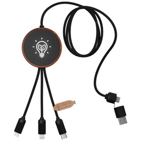 SCX.design C40 5-in-1 Ladekabel aus rPET mit 10W Ladepad und Leuchtlogo, holz bedrucken, Art.-Nr. 2PX07371 SCX.design C40 5-in-1 Ladekabel aus rPET mit 10W Ladepad und Leuchtlogo, holz bedrucken, Art.-Nr. 2PX07371