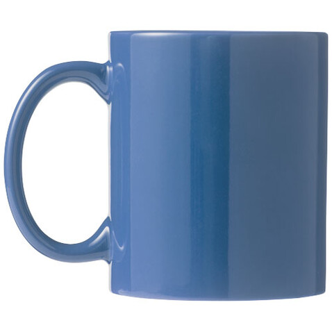 Santos 330 ml Keramiktasse, blau bedrucken, Art.-Nr. 10037801