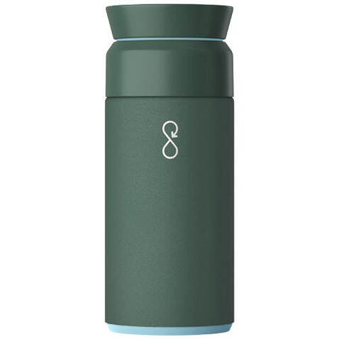 Ocean Bottle 350 ml Brew Flask, waldgrün bedrucken, Art.-Nr. 10075264