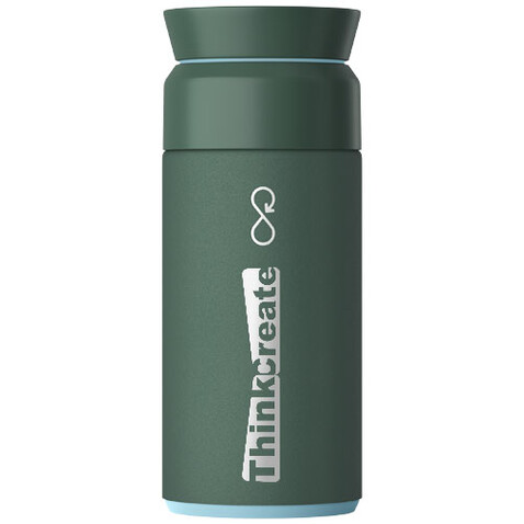 Ocean Bottle 350 ml Brew Flask, waldgrün bedrucken, Art.-Nr. 10075264