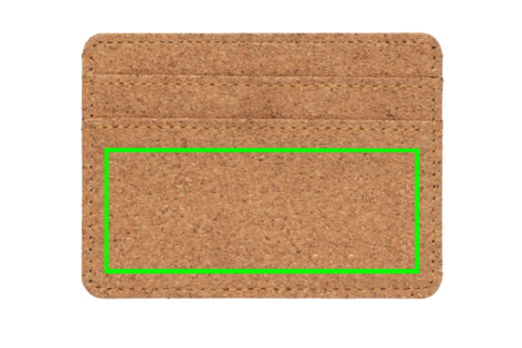 Kork RFID Slim-Wallet braun bedrucken, Art.-Nr. P820.879