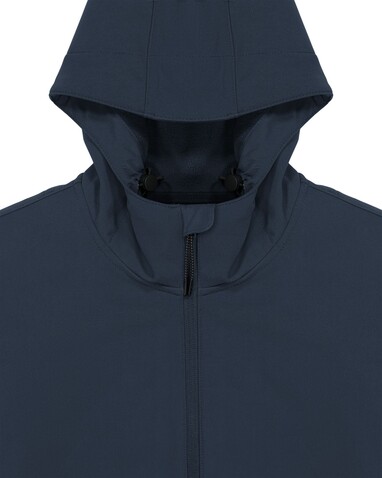Stanley Discoverer - Die Herren-Softshelljacke mit Kapuze - French Navy - XL bedrucken, Art.-Nr. STJM158C7271X