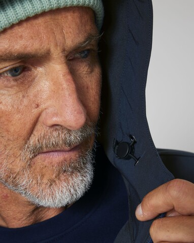 Stanley Discoverer - Die Herren-Softshelljacke mit Kapuze - French Navy - 5XL bedrucken, Art.-Nr. STJM158C7275X