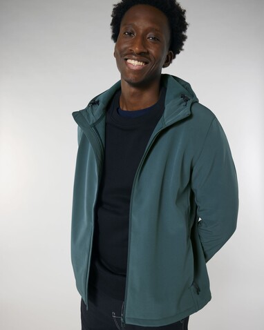 Stanley Discoverer - Die Herren-Softshelljacke mit Kapuze - Stargazer - M bedrucken, Art.-Nr. STJM158C7021M