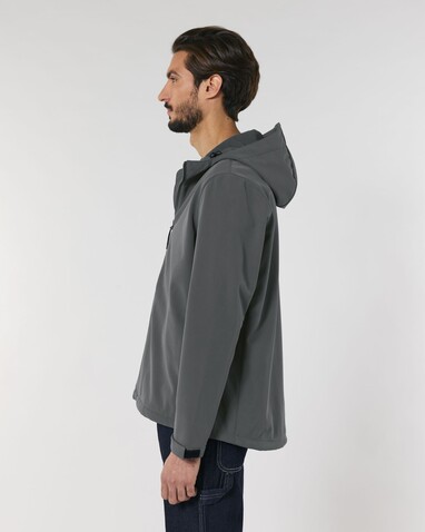 Stanley Discoverer - Die Herren-Softshelljacke mit Kapuze - Anthracite - XL bedrucken, Art.-Nr. STJM158C2531X