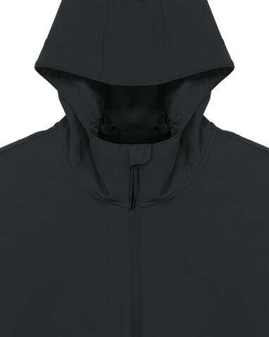 Stanley Discoverer - Die Herren-Softshelljacke mit Kapuze - Black - XL bedrucken, Art.-Nr. STJM158C0021X