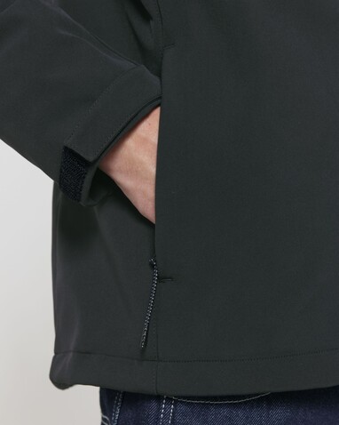 Stanley Discoverer - Die Herren-Softshelljacke mit Kapuze - Black - 5XL bedrucken, Art.-Nr. STJM158C0025X